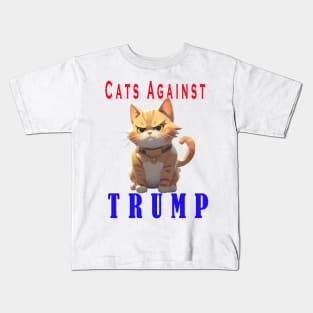 Cats Against Trump Kids T-Shirt